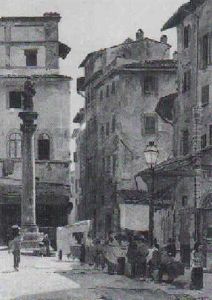 Italiensk Bymotiv by August Fischer