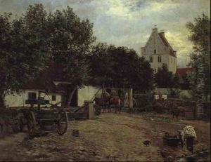 Indkorslen Til Udby Praestegard Ved Kalundborg Indkorslen Til Udby Praestegard Ved Kalundborg
