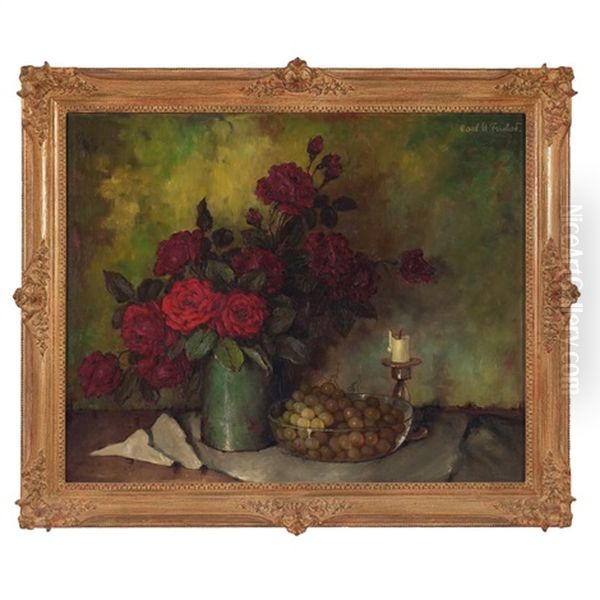 Still Life With Grapes And Candle - view 1