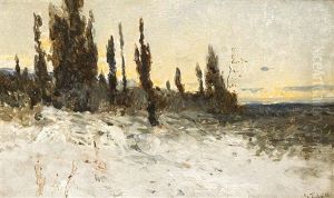 Winterimpression by Eduard Fischer