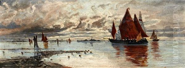 Abendstimmung In Der Lagune Vor Venedig - view 1
