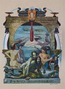 "des Menschen Seele Gleicht Dem Wasser" [goethe, Gesang Der Geister Uber Den Wassern] by Ernst Albert Fischer
