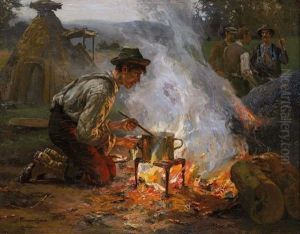 Am Lagerfeuer