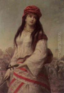 The Traveling Musician by Gottlob Fischer
