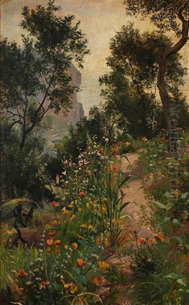 Flowers On An Italian Coast - view 1