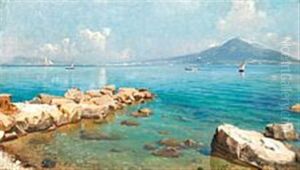Gulf Of Naples And Vesuvius