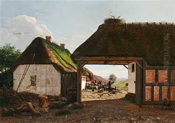 Indkjorsel Til En Jydsk Bonde-gaard - view 1
