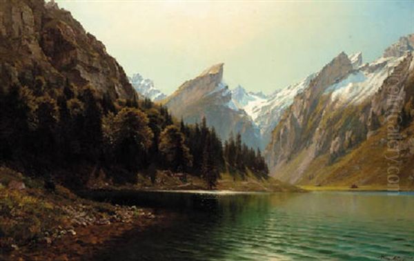An Alpine Lake Landscape - view 1