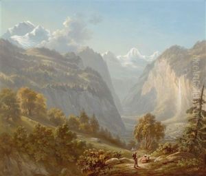 Lauterbrunnen Valley With Staubach And The Jungfrau Massif