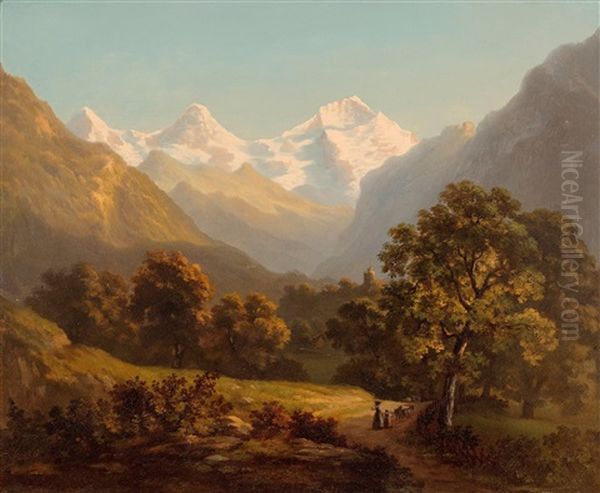 Jungfrau, Monch And Eiger - view 1