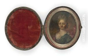 Portrait De Hyderi Begum by Johann George Paul Fischer