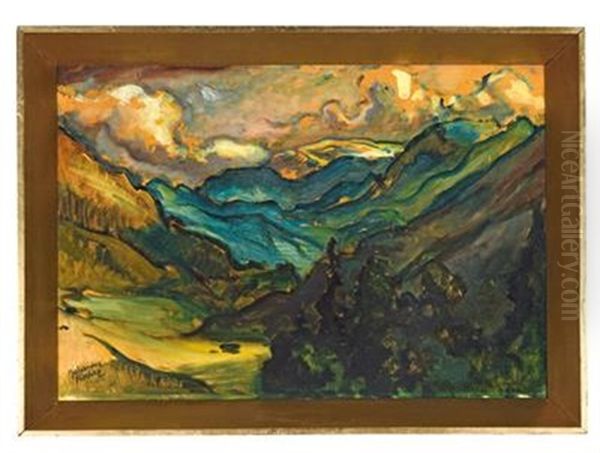 Hugellandschaft - view 1