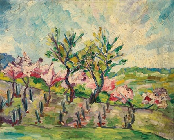A Garden With Trees - view 1