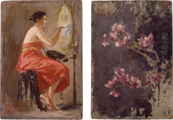 Ritratto Di Modella Che Dipinge - view 1