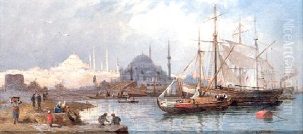 Shipping Vessels In The Port Of Constantinople - view 1