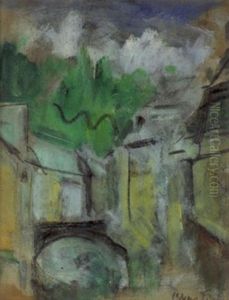 Altstadt Mit Brucke by Oskar Fischer