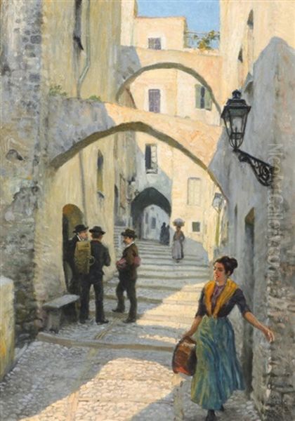 Street Life In San Remo - view 1