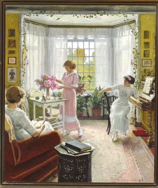 Morning In The Artist's Home At Sofievej - view 1