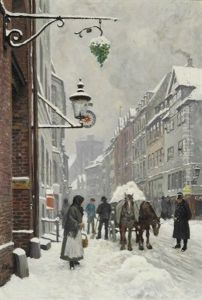 Winter Day In Kobmagergade