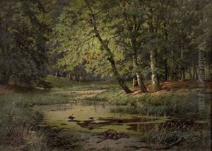 Am Waldbach by Rudolf Fischer