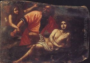 Sacrifice Of Isaac by Felice (il Risposo) Fischerelli