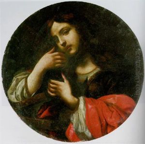 Saint Catherine Of Alexandria by Felice (il Risposo) Fischerelli