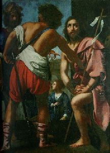 Le Decollation De Saint Jean-baptiste by Felice (il Risposo) Fischerelli