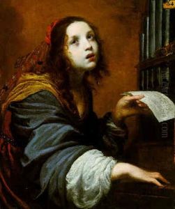 Saint Cecilia by Felice (il Risposo) Fischerelli
