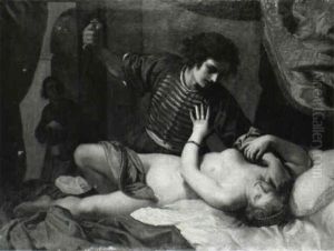 The Rape Of Lucretia by Felice (il Risposo) Fischerelli