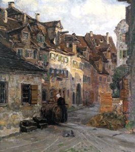 Norddeutsche Stadtansicht by Adolf Fischer-Gurig