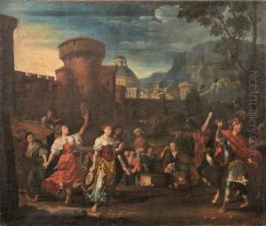 Die Ruckkehr Des Jephta by Isaak Fisches the Elder