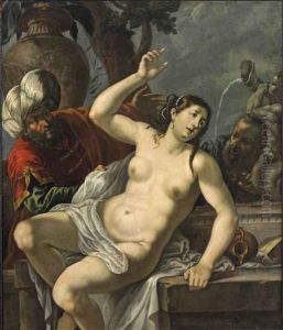 Susannah And The Elders by Isaac Fisches