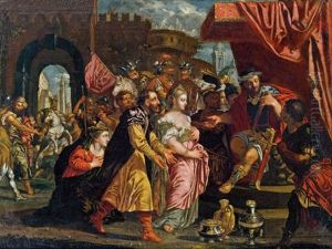 Der Grosmut Des Scipio (enthaltsamkeit Scipios) by Isaac Fisches