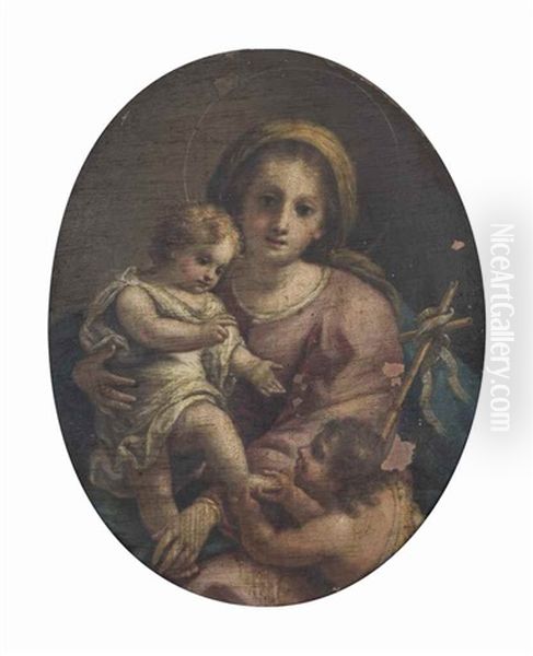 The Madonna And Child With Saint John The Baptist - view 1