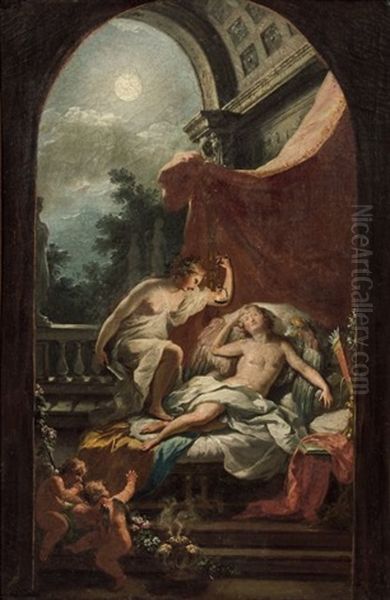 Psyche Devoilant Cupidon Endormi - view 1