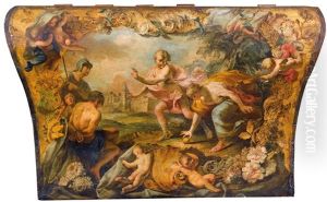 Hippomenes Besiegt Atalante Im Wettlauf Hippomenes Besiegt Atalante Im Wettlauf