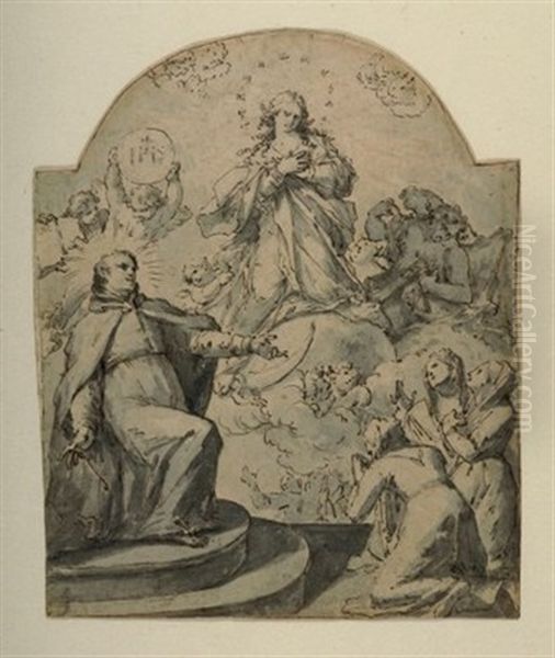 Die Unbefleckte Empfangnis Erscheint Dem Heiligen Ignatius - view 1