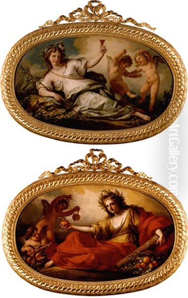 Allgorical Figure With Putti - Concordia - view 1