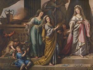 Psiche E Le Sorelle Nella Reggia Di Cupido