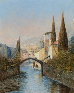 Southern Landscape by Georg Fischhof