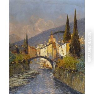 Sudliche Ortschaft Mit Bogenbrucke Sudliche Ortschaft Mit Bogenbrucke