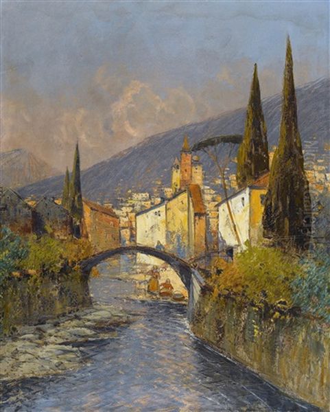 Sudliche Ortschaft Mit Bogenbrucke - view 1