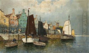Hollandischer Hafen by Georg Fischhof