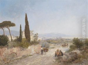 Weite Landschaft Mit Blick Auf Florenz