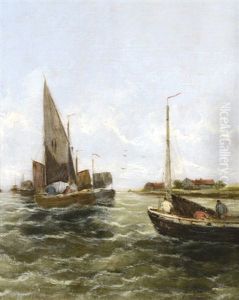 Fishing Boats Near Shore Fishing Boats Near Shore