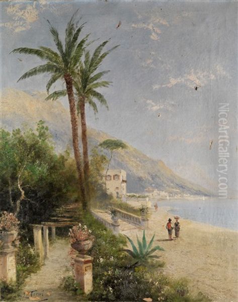 Italienische Kustenlandschaft - view 1