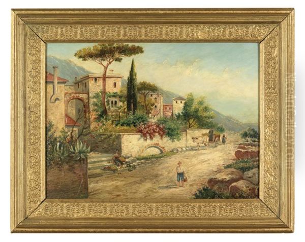 Kustenlandschaft Mit Figuraler Staffage (capri ?) - view 1