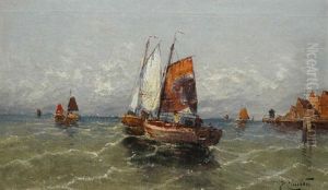 Fishing Boats On The Danish Coast Fishing Boats On The Danish Coast
