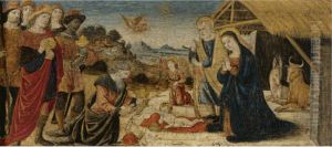 The Adoration Of The Magi by Attavante Di Gabriello Di Vante Attavanti