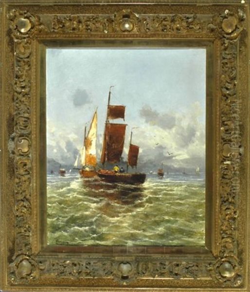 Fischerboote Auf Offener See - view 1